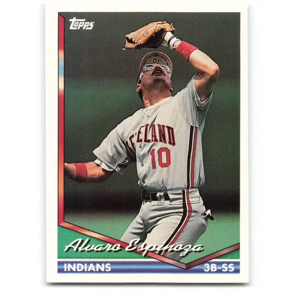 1994 Topps #726 Alvaro Espinoza EX Excellent Cleveland Indians Baseball Card - Baseball Card Single