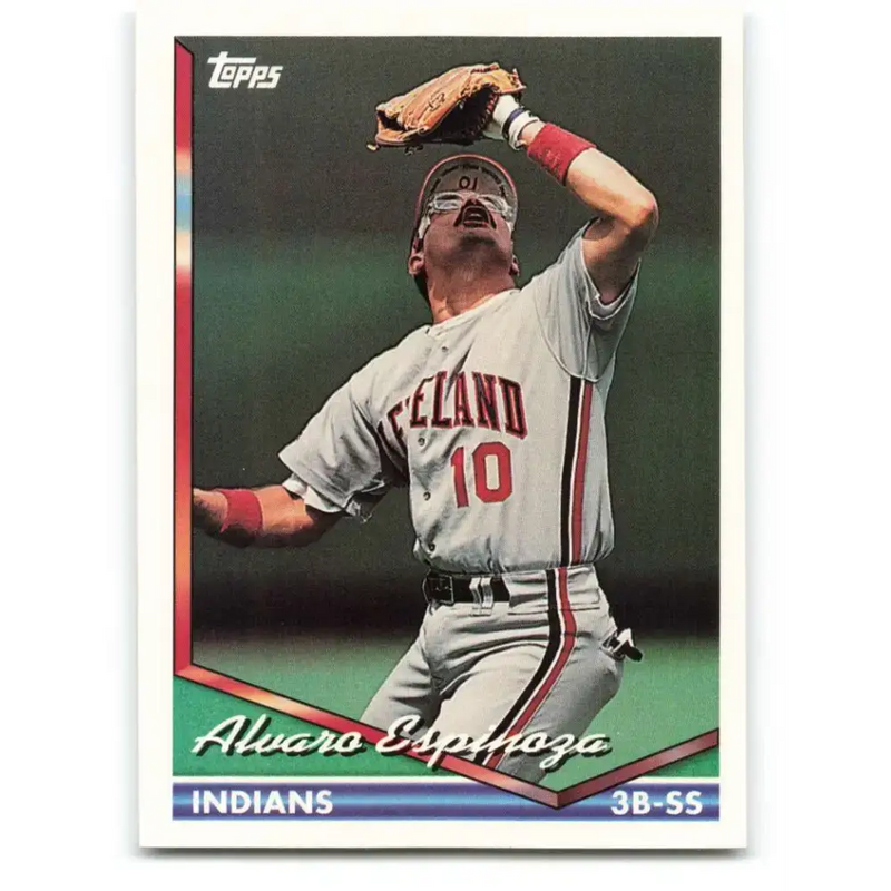 1994 Topps #726 Alvaro Espinoza EX Excellent Cleveland Indians Baseball Card - Baseball Card Single