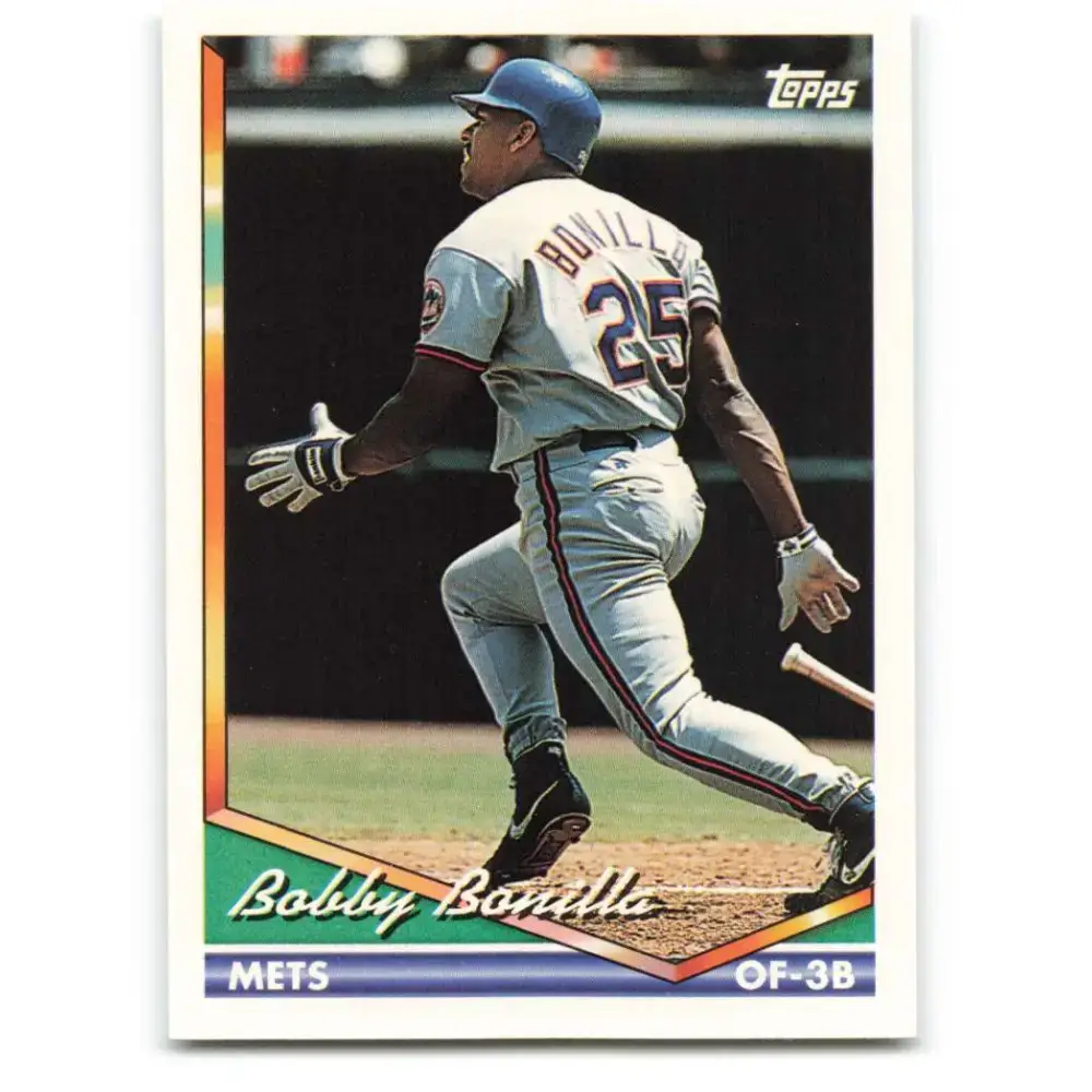 1994 Topps #730 Bobby Bonilla EX Excellent New York Mets Baseball Card - Baseball Card Single