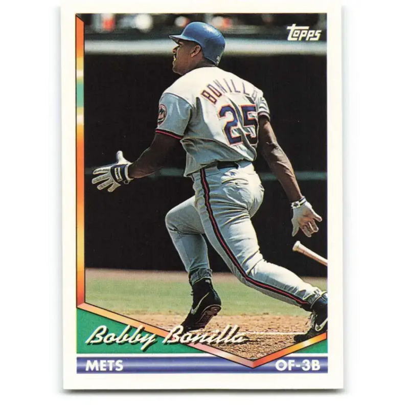 1994 Topps #730 Bobby Bonilla EX Excellent New York Mets Baseball Card - Baseball Card Single