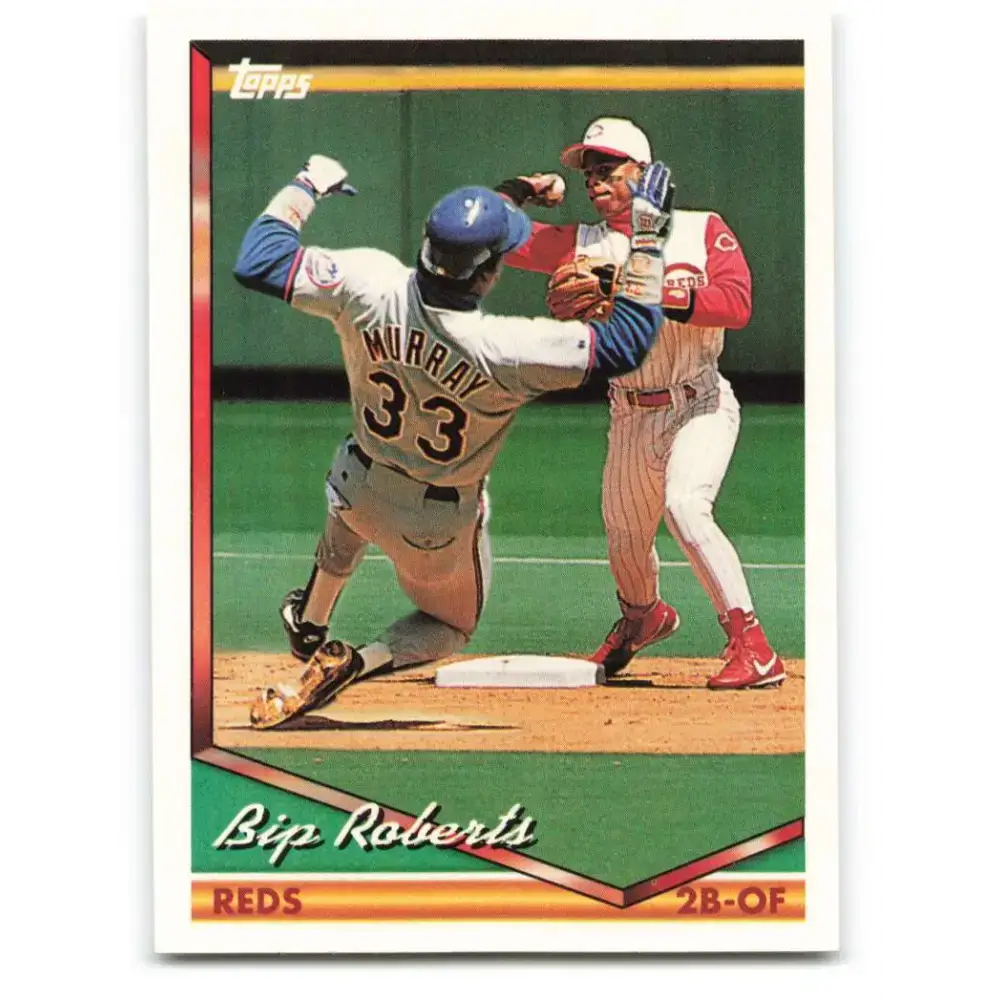 1994 Topps #733 Bip Roberts EX Excellent Cincinnati Reds Baseball Card - Baseball Card Single
