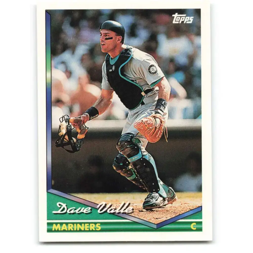 1994 Topps #736 Dave Valle EX Excellent Seattle Mariners Baseball Card - Baseball Card Single