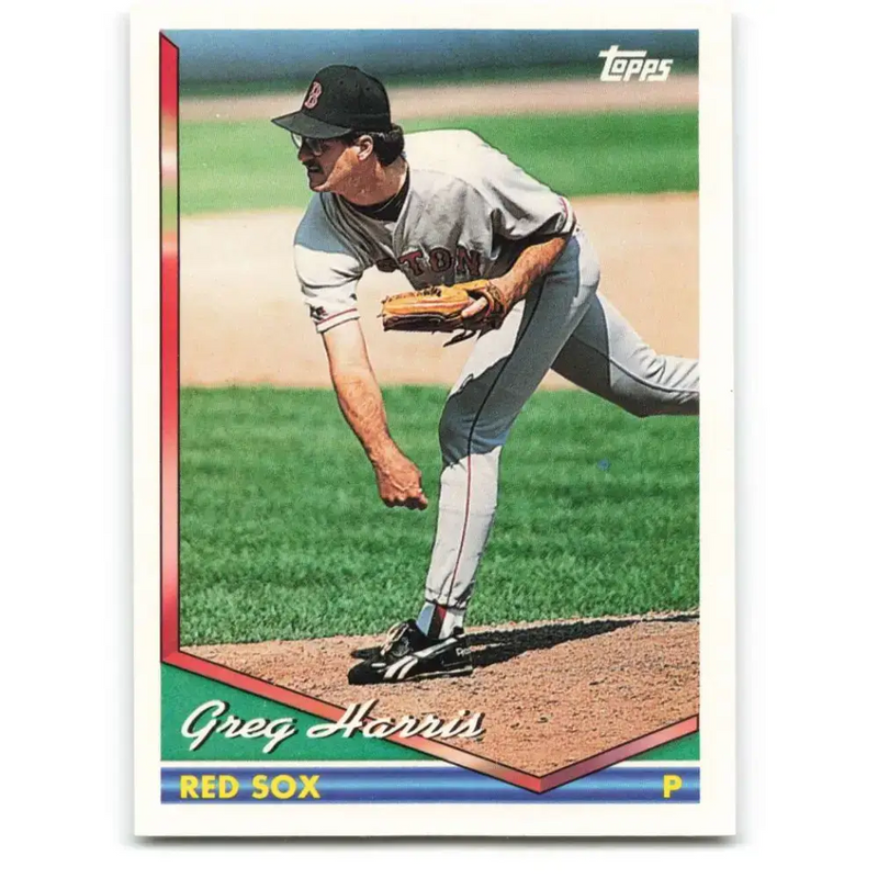 1994 Topps #738 Greg Harris EX Excellent Boston Red Sox Baseball Card - Baseball Card Single