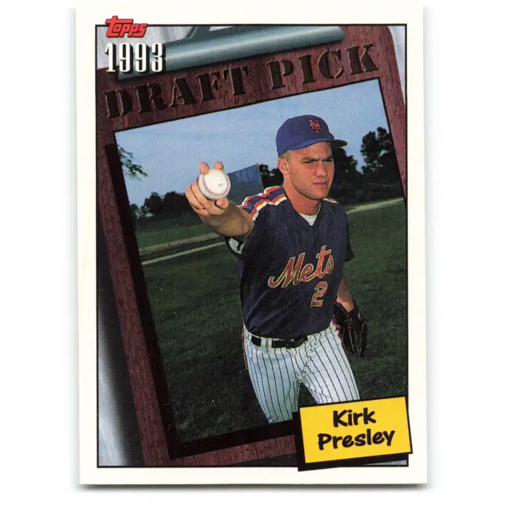 1994 Topps #740 Kirk Presley EX Excellent RC Rookie New York Mets Baseball Card - Baseball Card Single