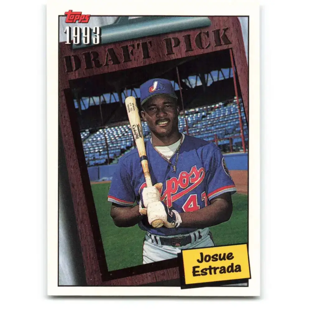 1994 Topps #741 Josue Estrada EX Excellent RC Rookie Montreal Expos Baseball Card - Baseball Card Single