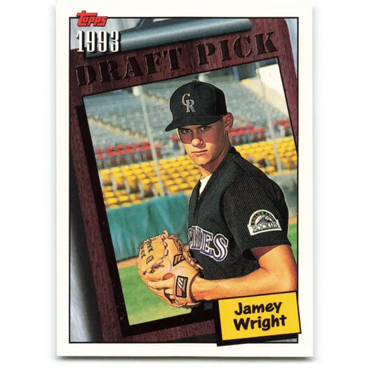1994 Topps #744 Jamey Wright EX Excellent RC Rookie Colorado Rockies Baseball Card