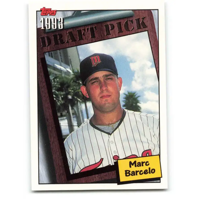 1994 Topps #747 Marc Barcelo EX Excellent RC Rookie Minnesota Twins Baseball Card - Baseball Card Single
