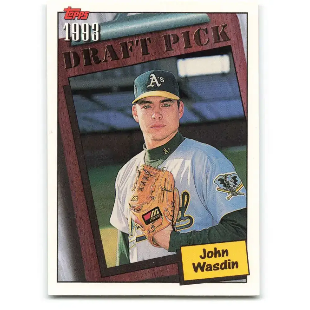1994 Topps #749 John Wasdin EX Excellent RC Rookie Oakland Athletics Baseball Card - Baseball Card Single