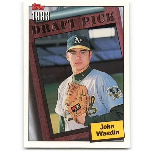 1994 Topps #749 John Wasdin EX Excellent RC Rookie Oakland Athletics Baseball Card