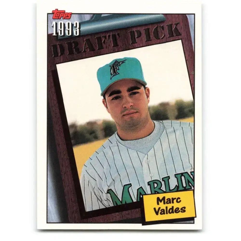 1994 Topps #750 Marc Valdes EX Excellent Florida Marlins Baseball Card - Baseball Card Single