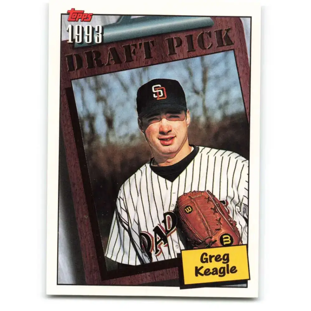 1994 Topps #753 Greg Keagle EX Excellent RC Rookie San Diego Padres Baseball Card - Baseball Card Single