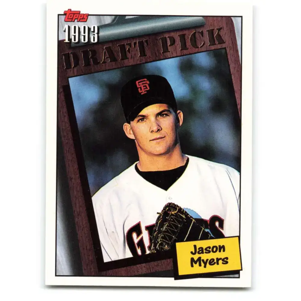 1994 Topps #754 Jason Myers EX Excellent RC Rookie San Francisco Giants Baseball Card - Baseball Card Single