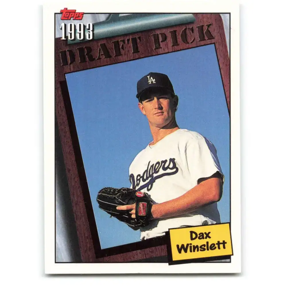 1994 Topps #755 Dax Winslett EX Excellent RC Rookie Los Angeles Dodgers Baseball Card - Baseball Card Single