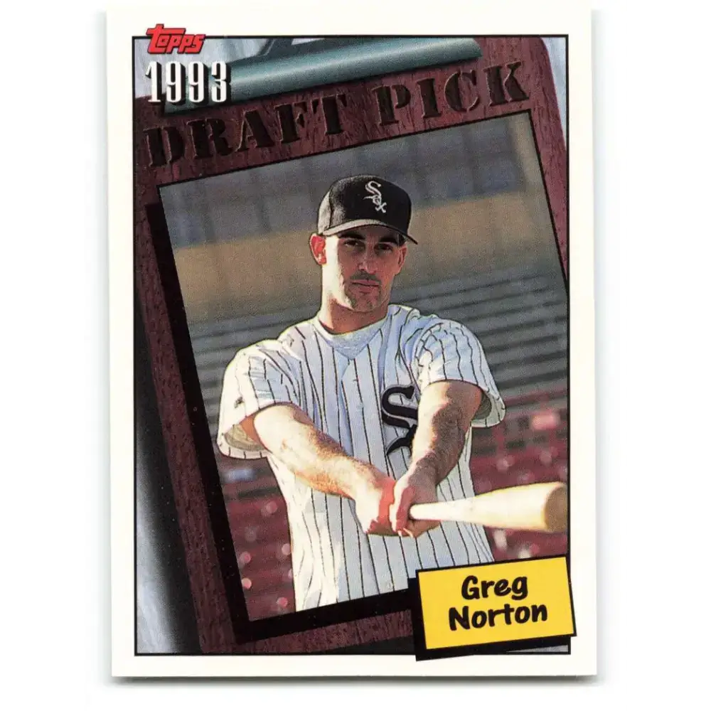 1994 Topps #758 Greg Norton EX Excellent RC Rookie Chicago White Sox Baseball Card - Baseball Card Single