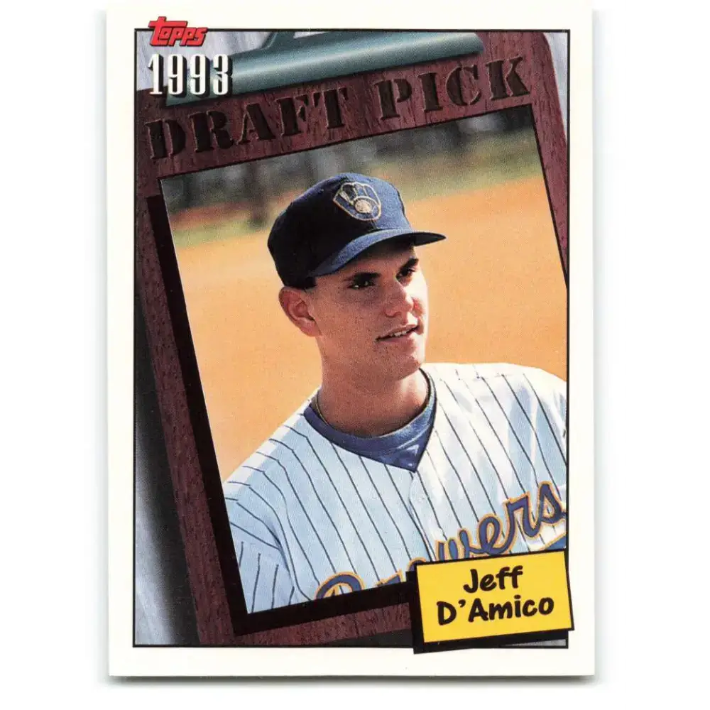 1994 Topps #759 Jeff D’Amico EX Excellent RC Rookie Milwaukee Brewers Baseball Card