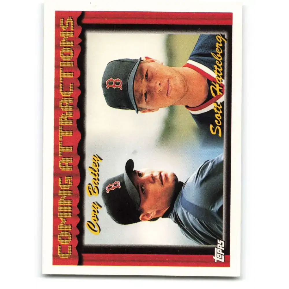 1994 Topps #764 Cory Bailey/Scott Hatteberg EX Excellent RC Rookie Boston Red Sox Baseball Card - Baseball Card Single