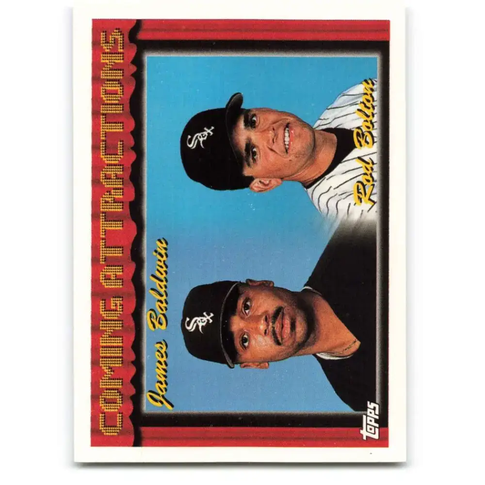 1994 Topps #766 James Baldwin/Rodney Bolton EX Excellent Chicago White Sox Baseball Card - Baseball Card Single