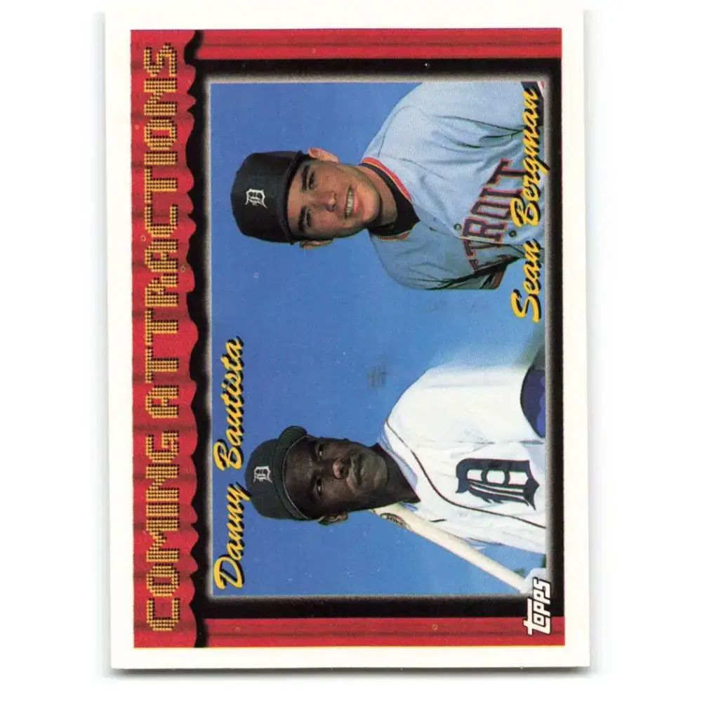 1994 Topps #768 Danny Bautista/Sean Bergman EX Excellent Detroit Tigers Baseball Card