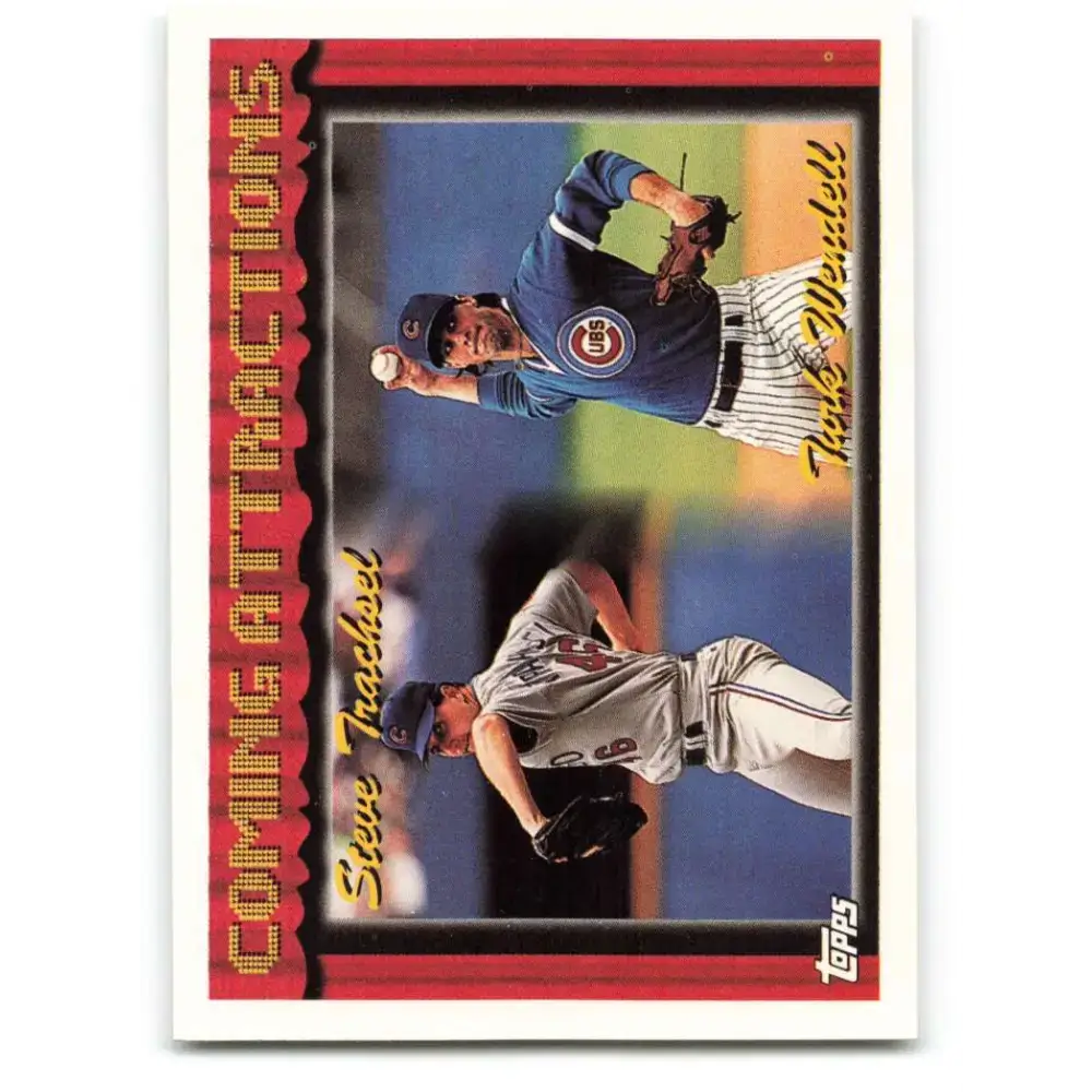 1994 Topps #778 Steve Trachsel/Turk Wendell EX Excellent Chicago Cubs Baseball Card - Baseball Card Single