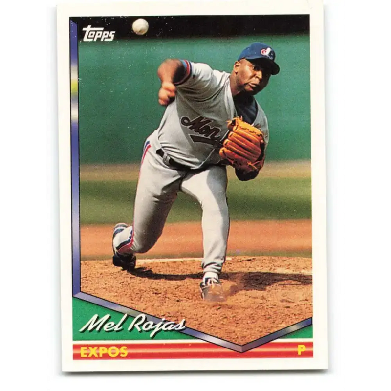 1994 Topps #78 Mel Rojas EX Excellent Montreal Expos Baseball Card - Baseball Card Single