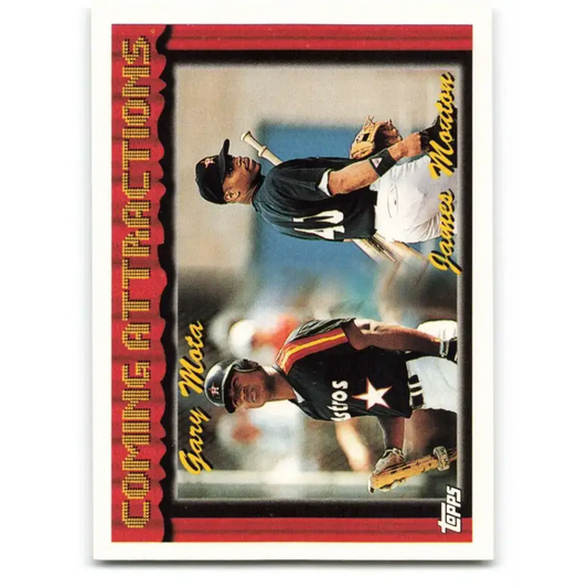 1994 Topps #782 Gary Mota/James Mouton EX Excellent Houston Astros Baseball Card