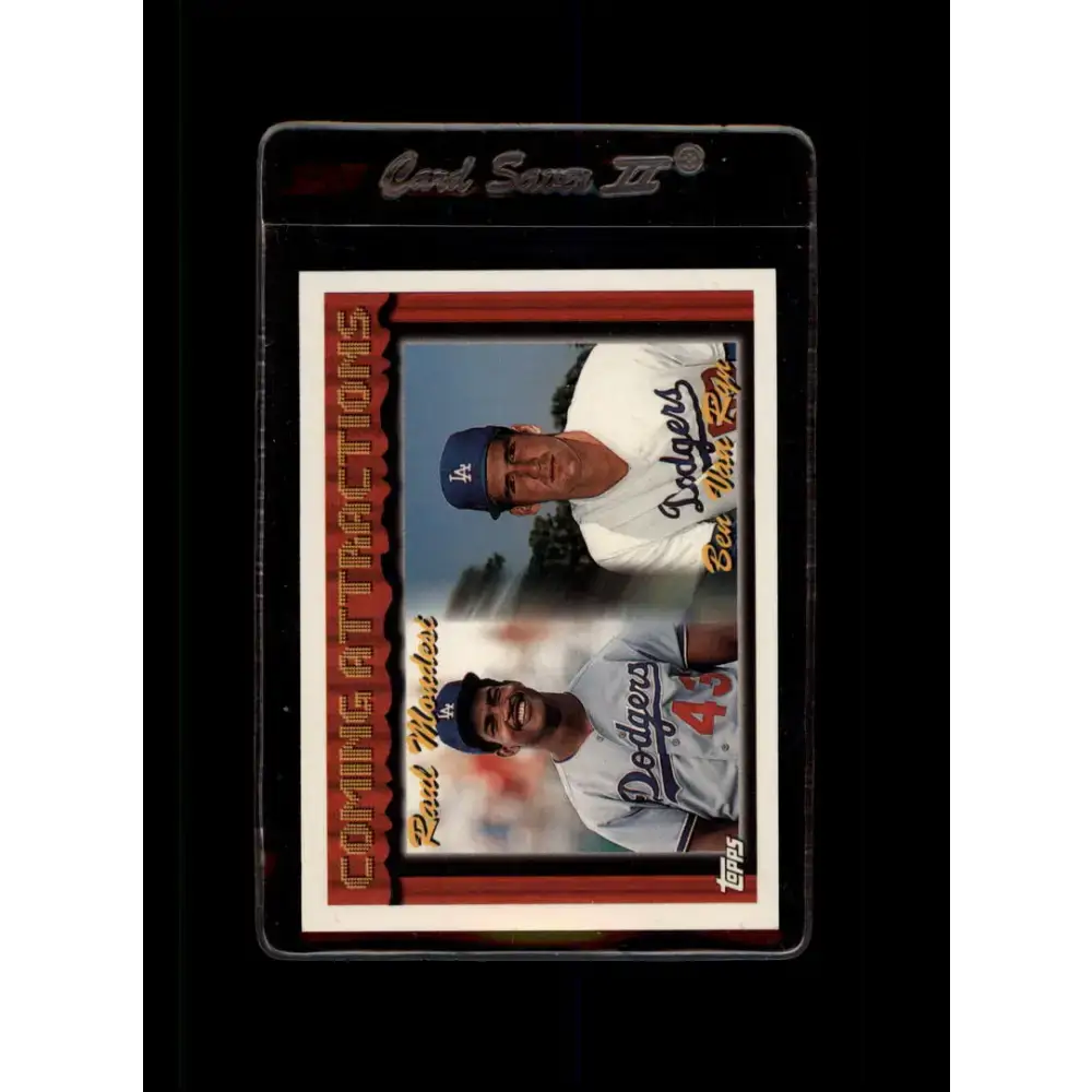 1994 Topps #783 Raul Mondesi/Ben Van Ryn EX Excellent Los Angeles Dodgers Baseball Card - Baseball Card Single