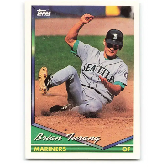1994 Topps #82 Brian Turang EX Excellent RC Rookie Seattle Mariners Baseball Card