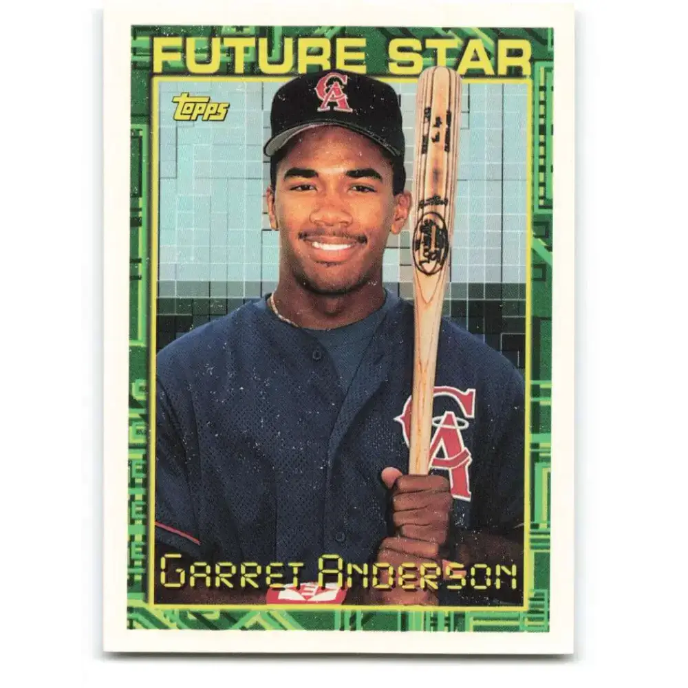 1994 Topps #84 Garret Anderson EX Excellent California Angels Baseball Card - Baseball Card Single