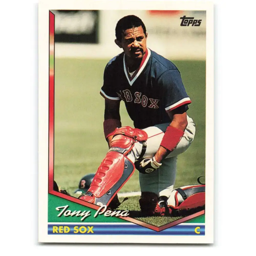 1994 Topps #85 Tony Pena EX Excellent Boston Red Sox Baseball Card - Baseball Card Single