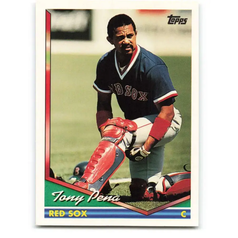 1994 Topps #85 Tony Pena EX Excellent Boston Red Sox Baseball Card - Baseball Card Single