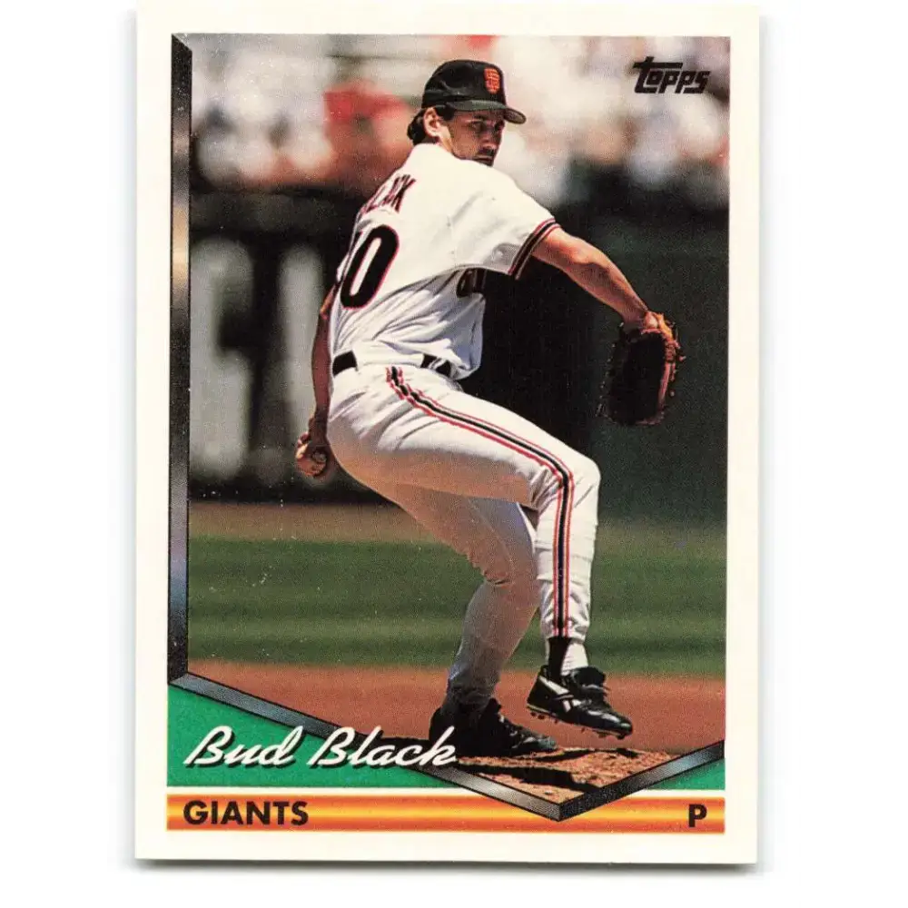1994 Topps #89 Bud Black EX Excellent San Francisco Giants Baseball Card - Baseball Card Single