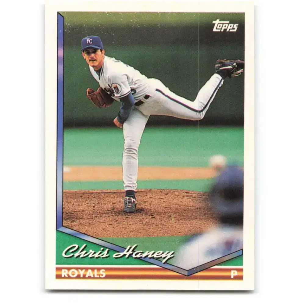 1994 Topps #9 Chris Haney EX Excellent Kansas City Royals Baseball Card - Baseball Card Single