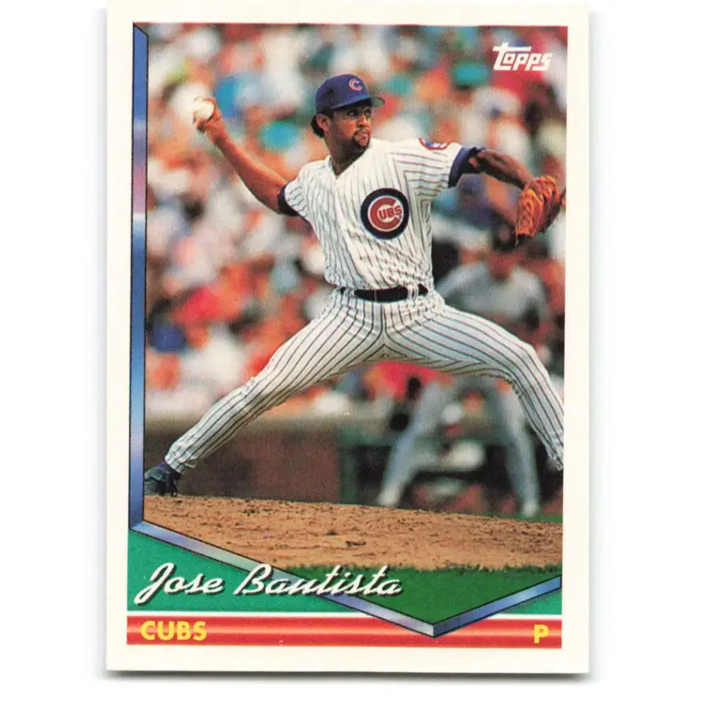 1994 Topps #92 Jose Bautista EX Excellent Chicago Cubs Baseball Card - Baseball Card Single