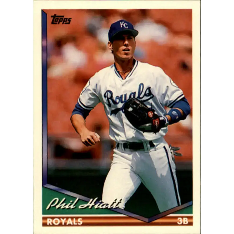 1994 Topps #94 Phil Hiatt EX Excellent Kansas City Royals Baseball Card - Baseball Card Single