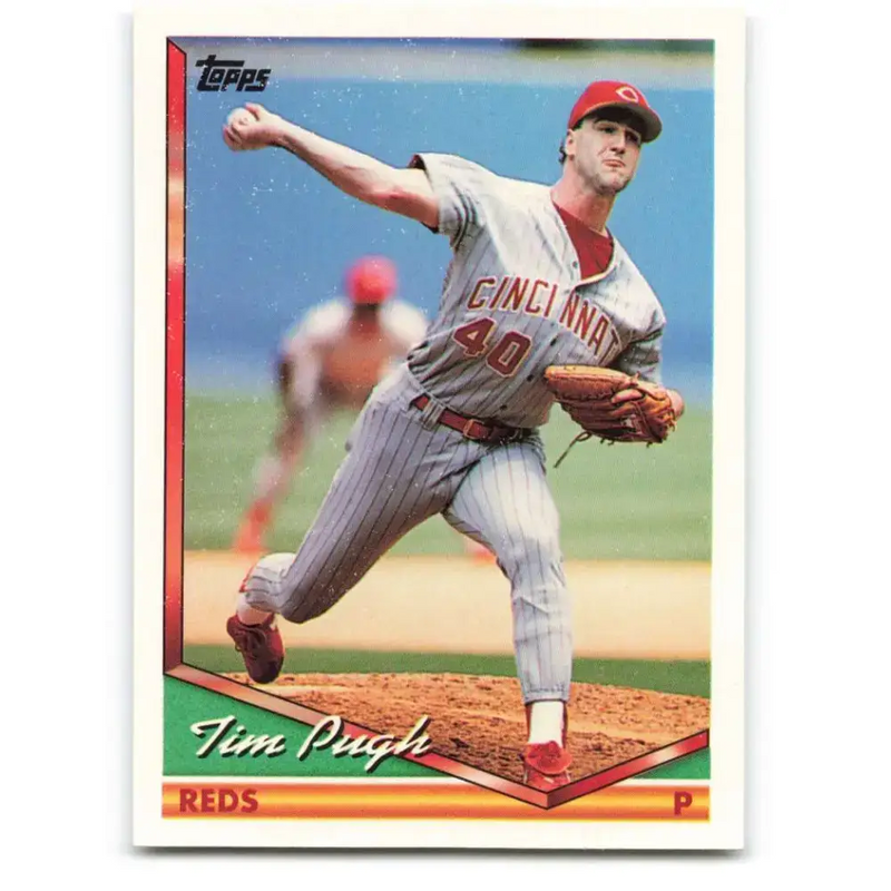 1994 Topps #95 Tim Pugh EX Excellent Cincinnati Reds Baseball Card - Baseball Card Single