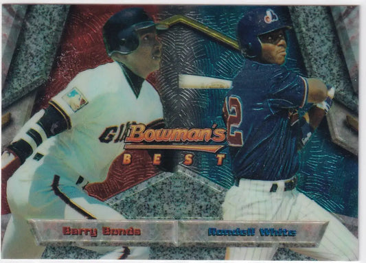 1994 TOPPS BOWMAN BEST #97 BARRY BONDS & RANDELL WHITE- SAN FRANCISCO GIANTS - Baseball Card Single