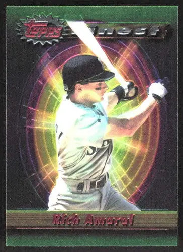 1994 Topps Finest #16 Rich Amaral NM Near Mint Mariners FIN ID:82749 - Baseball Card Single