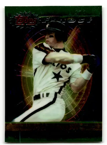 Original gloss baseball card featuring Jeff Bagwell from 1994 Topps Finest NM-MT