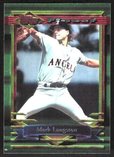 1994 Topps Finest #24 Mark Langston NM Near Mint Angels ID:82754 - Baseball Card Single