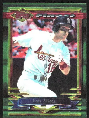 1994 Topps Finest #40 Luis Alicea NM Near Mint Cardinals ID:82827 - Baseball Card Single