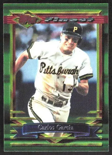 1994 Topps Finest #57 Carlos Garcia NM Near Mint Pirates ID:82836 - Baseball Card Single