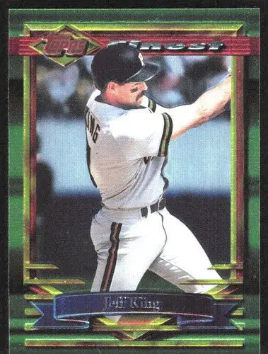1994 Topps Finest #65 Jeff King NM Near Mint Pirates ID:82840 - Baseball Card Single