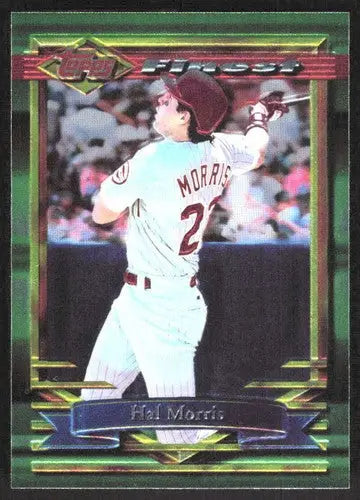 1994 Topps Finest #70 Hal Morris NM Near Mint Reds ID:82841 - Baseball Card Single