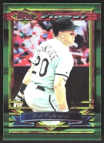 1994 Topps Finest #71 Ron Karkovice NM Near Mint White Sox ID:82842 - Baseball Card Single