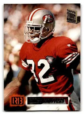 1994 Topps Football Stadium Club Ricky Watters #588 San Francisco 49ers - Football Card Single