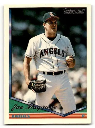 Joe Magrane California Angels baseball card from 1994 Topps Gold series