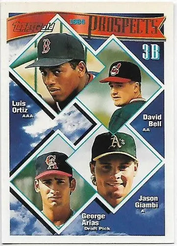 1994 Topps Gold #369 Luis Ortiz/David Bell/Jason Giambi/George Arias NM-MT RC Ro - Baseball Card Single