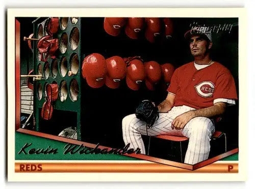 Kevin Wickander Cincinnati baseball card from 1994 Topps Gold series showcasing original gloss