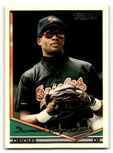 Original gloss 1994 Topps Gold Damon Buford Baltimore Orioles baseball card image