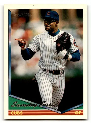 1994 Topps Gold #725 Sammy Sosa EX/NM Cubs ID:64139 - Baseball Card Single